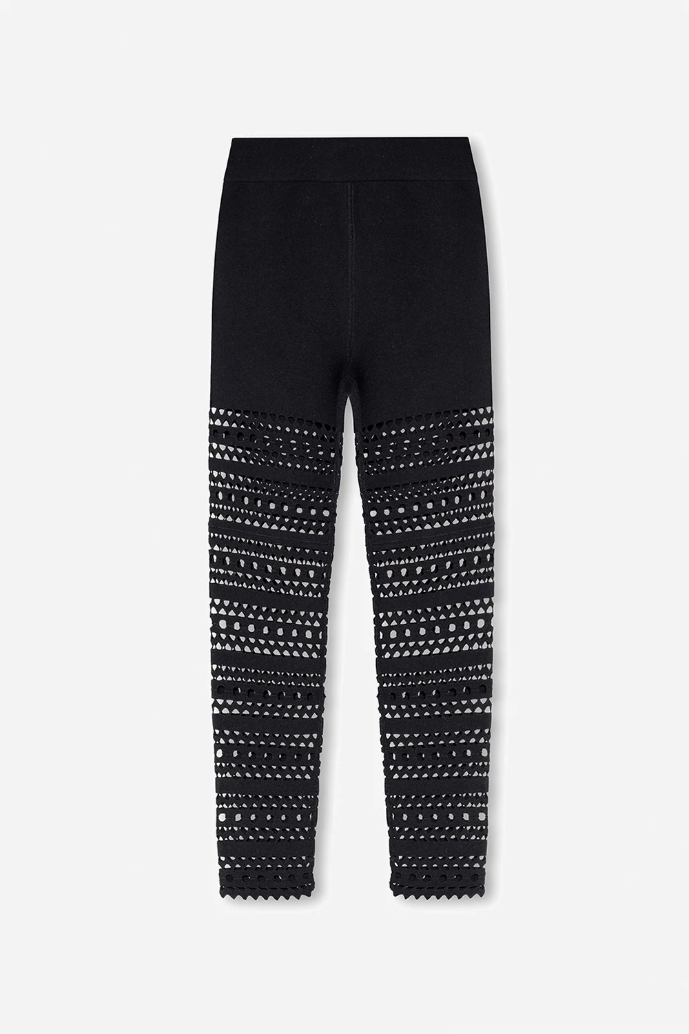 Openwork leggings