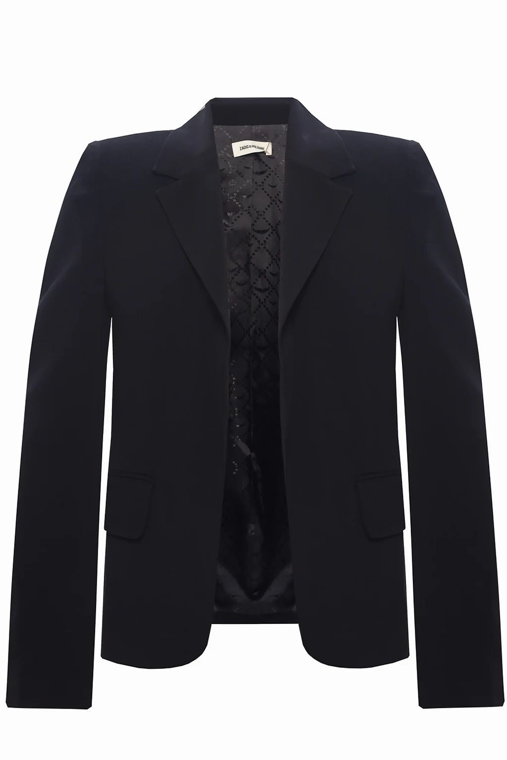 Blazer with notched lapels