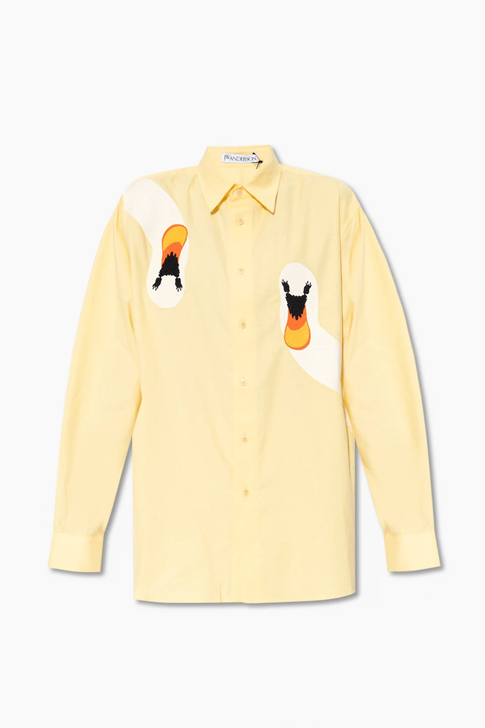 ‘Swan’ shirt with animal motif