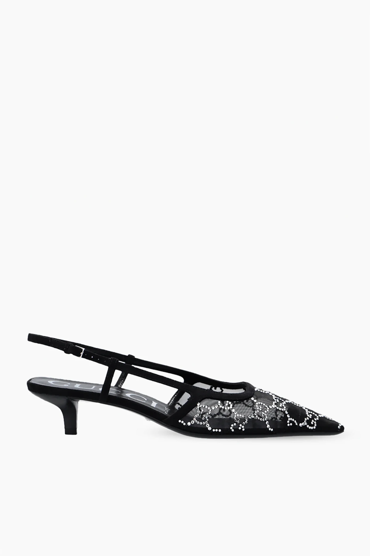 Buty na obcasie z logo