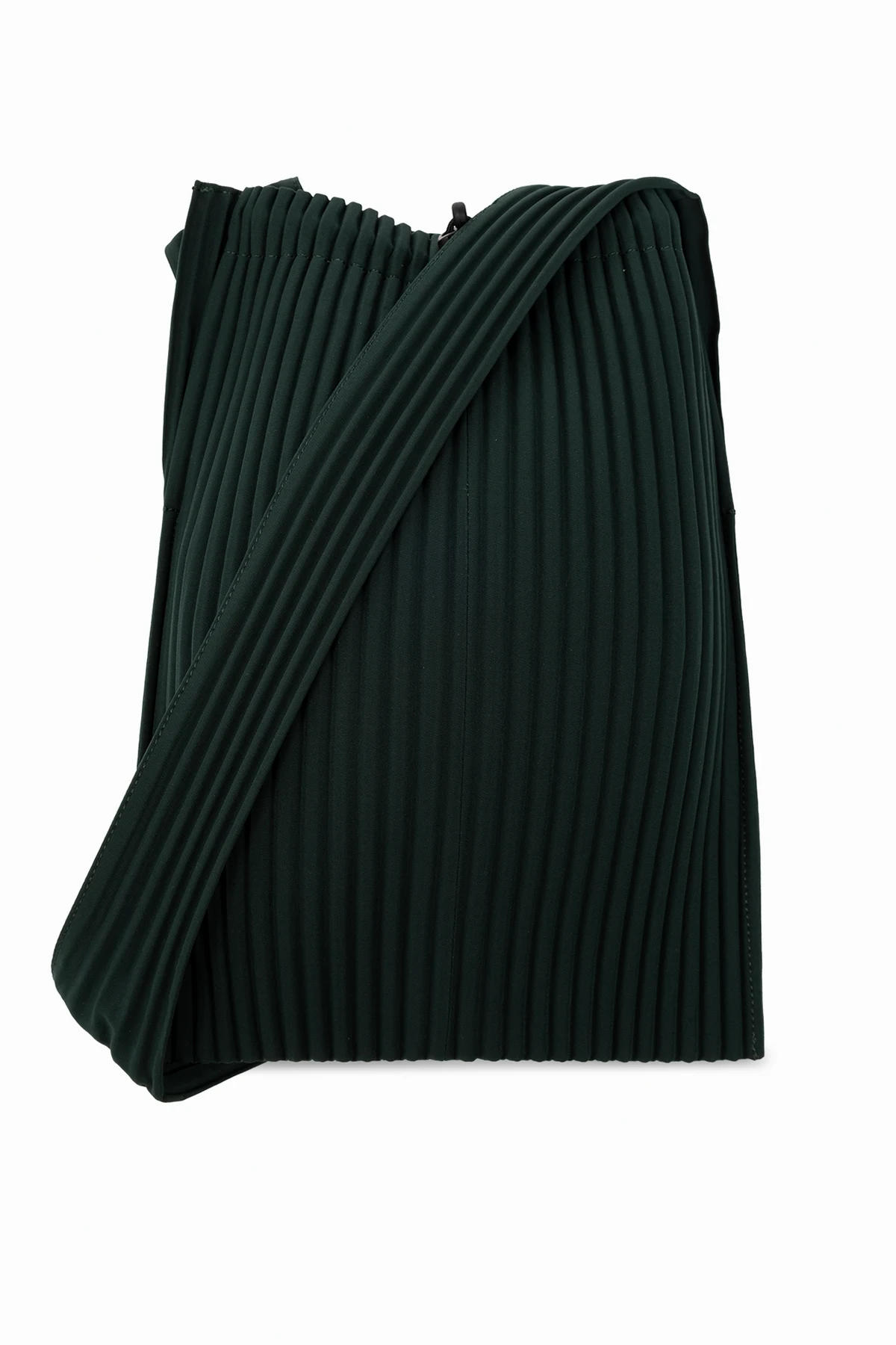 Pleated shoulder bag