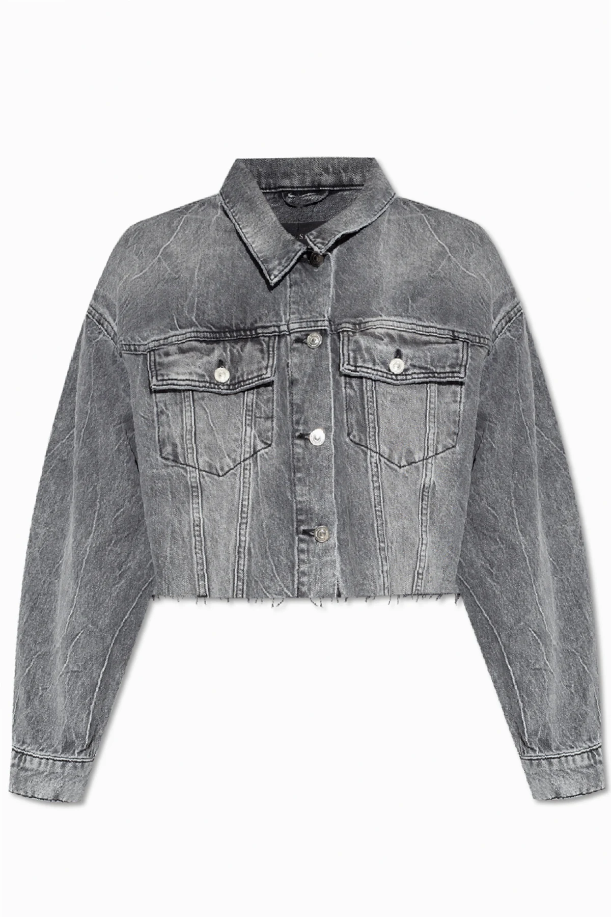 ‘Piper’ cropped denim jacket