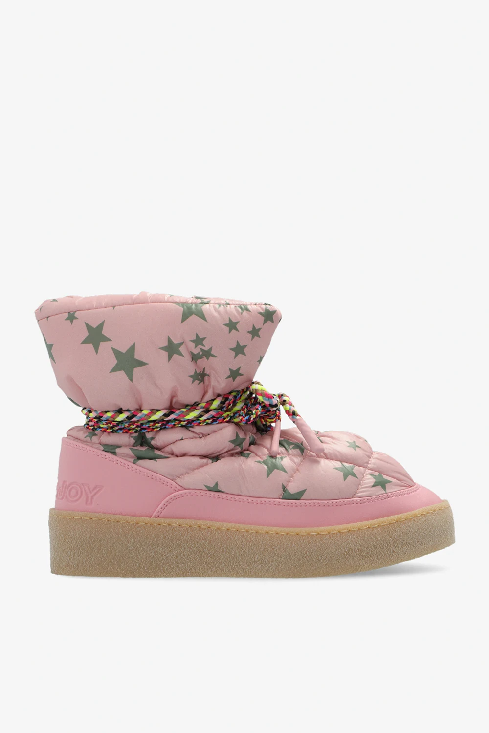 Snow boots with motif of stars