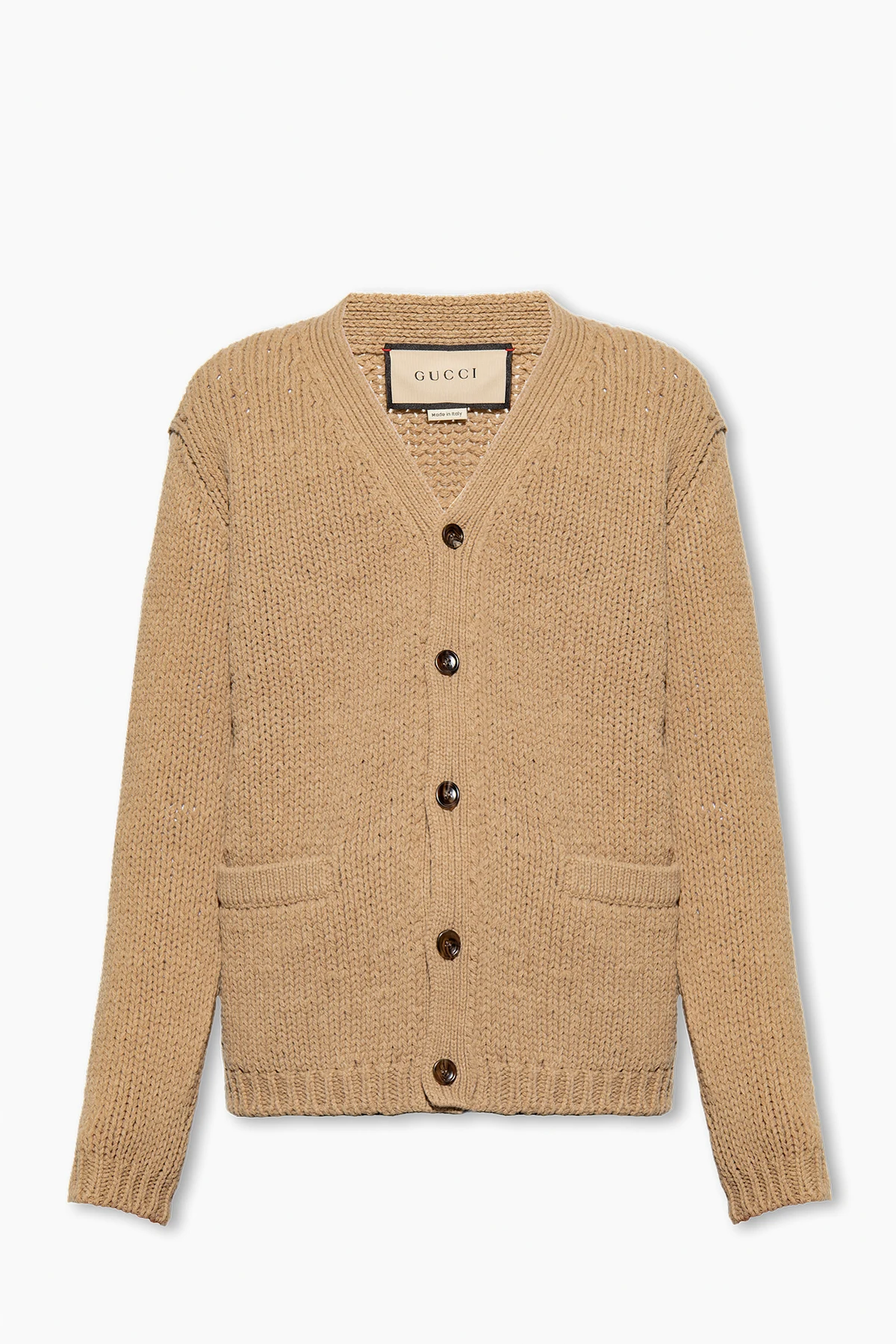 Cardigan with logo