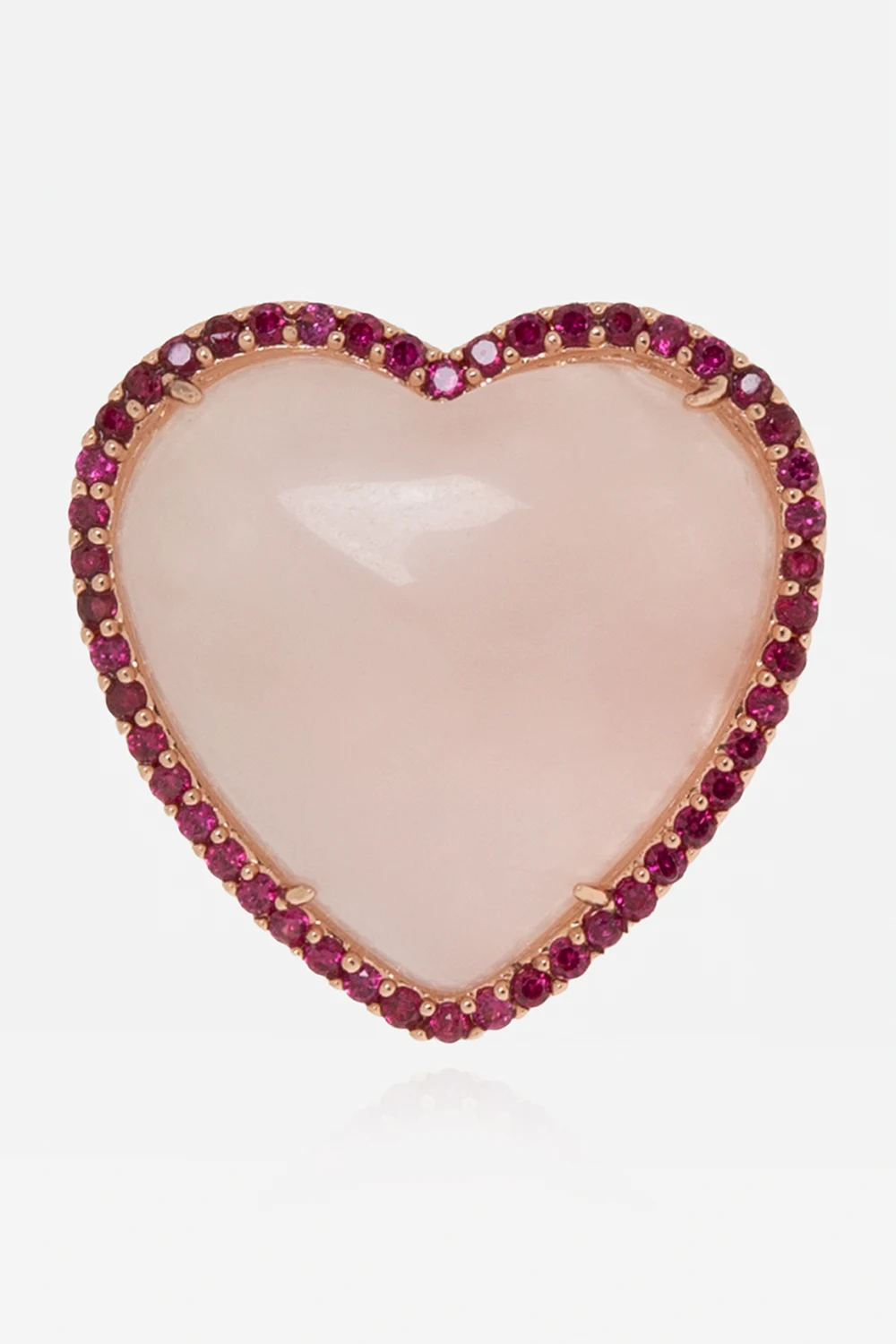Ring with motif of heart