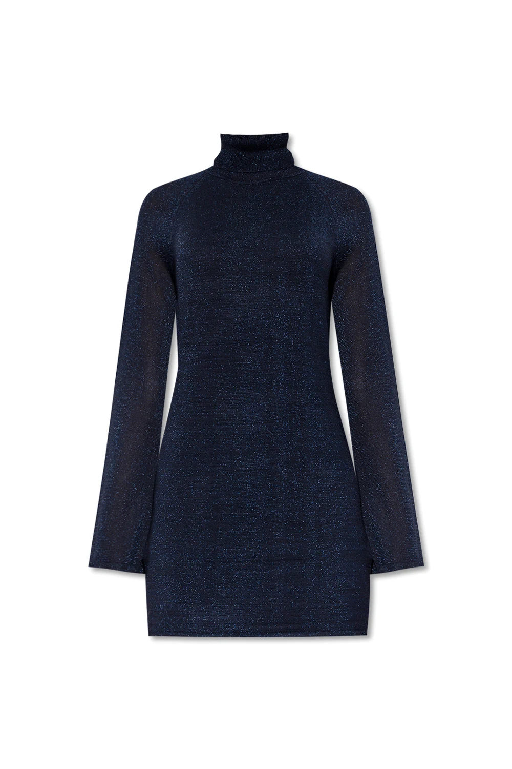 Dress with mock neck