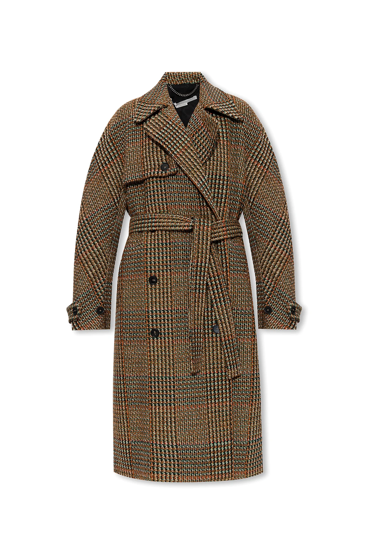 Checked coat