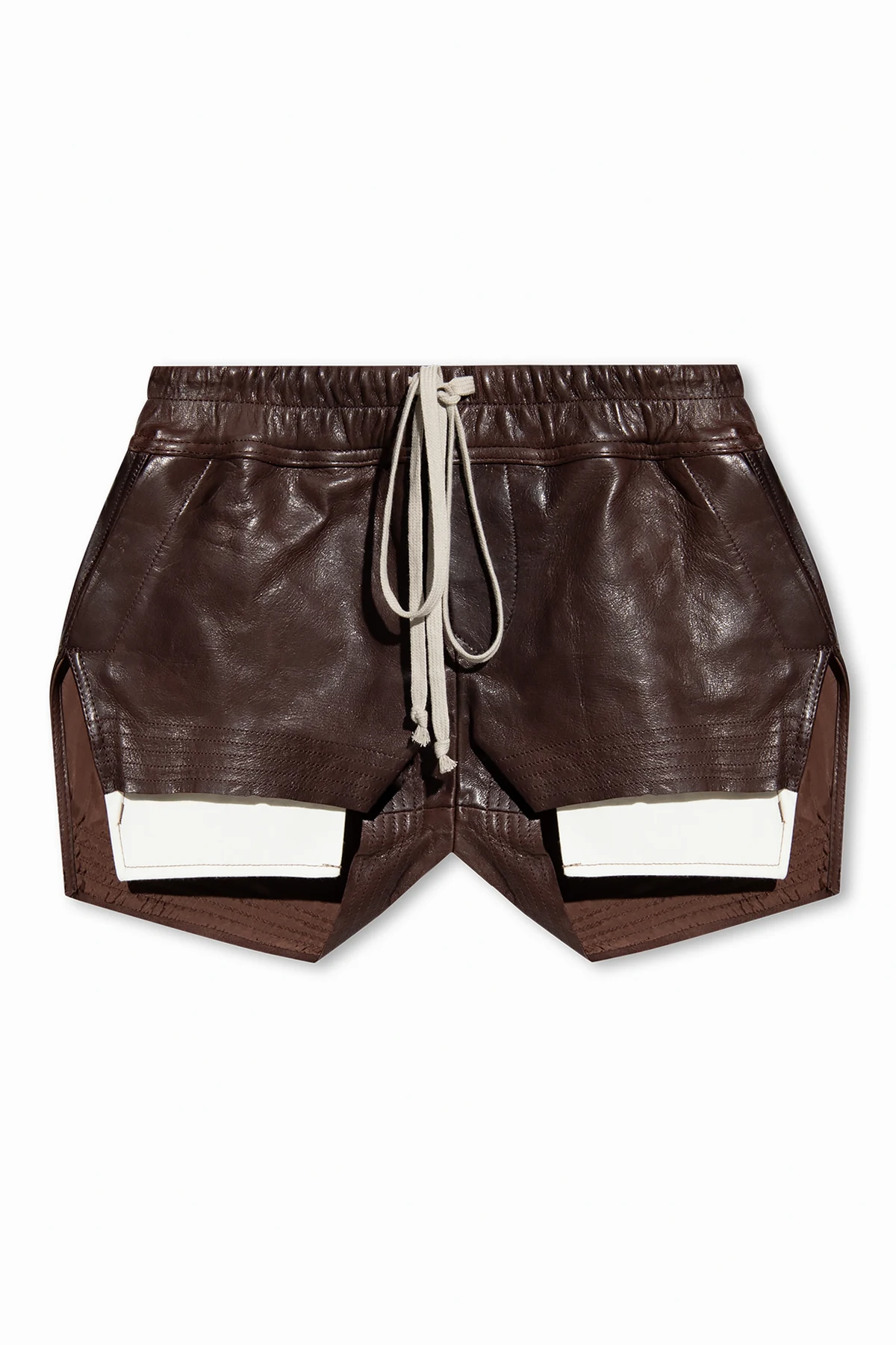 ‘Fog’ leather shorts