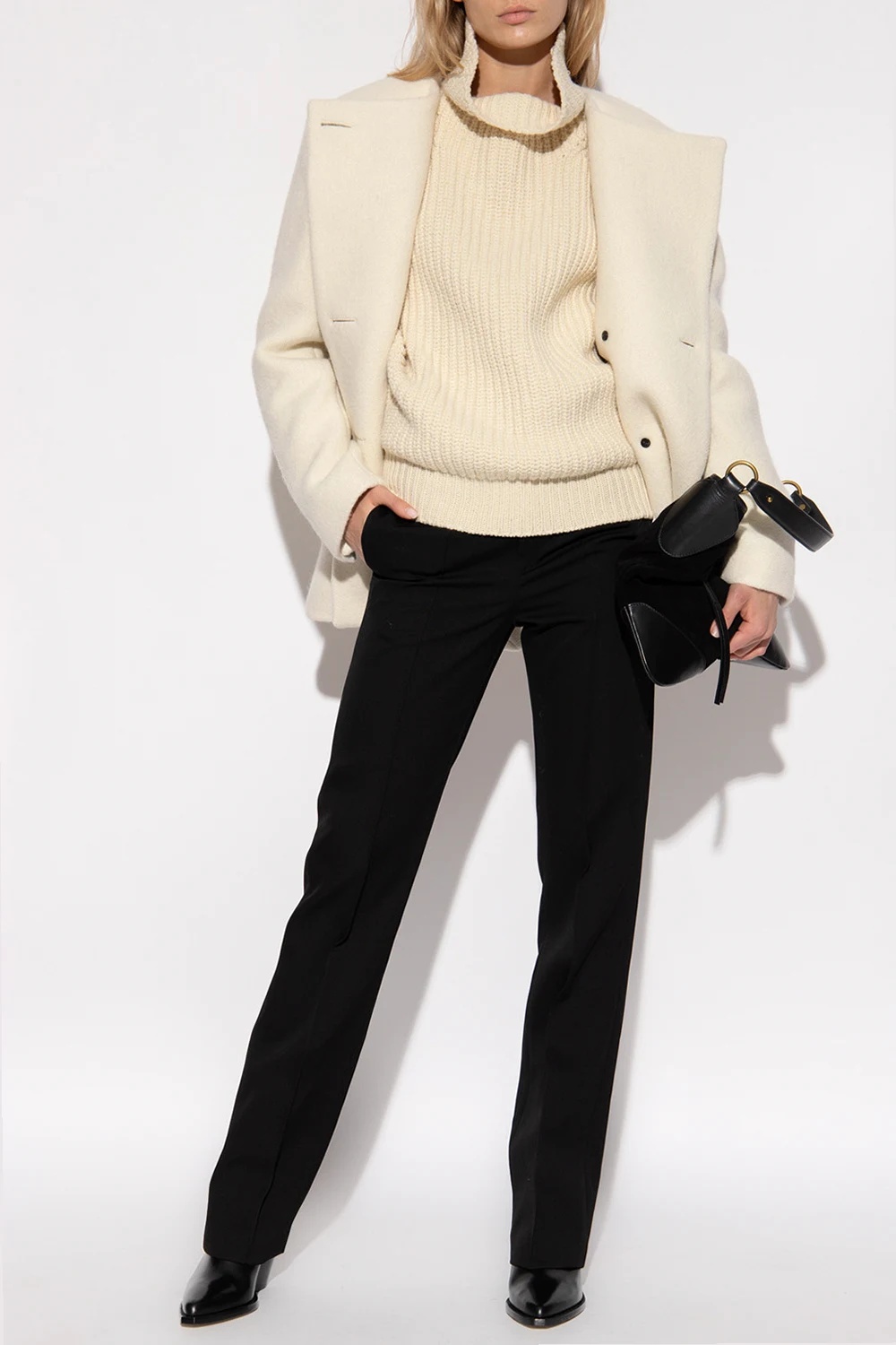 Pleat-front trousers