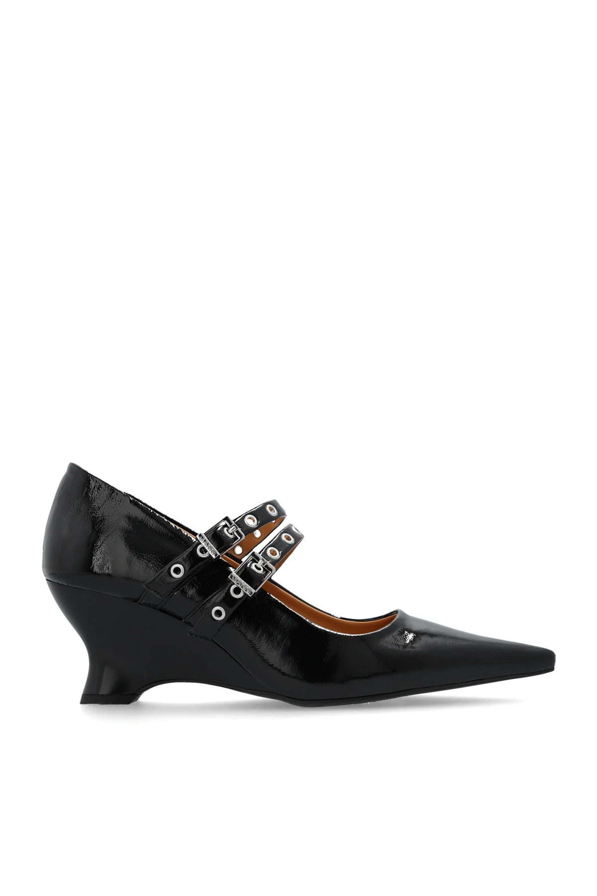 Lackleder Keilschuhe