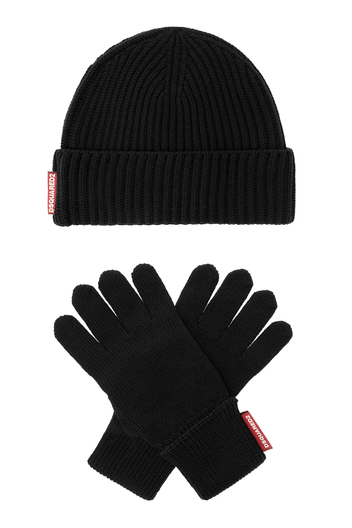 Wełniany zestaw: czapka i rękawiczki