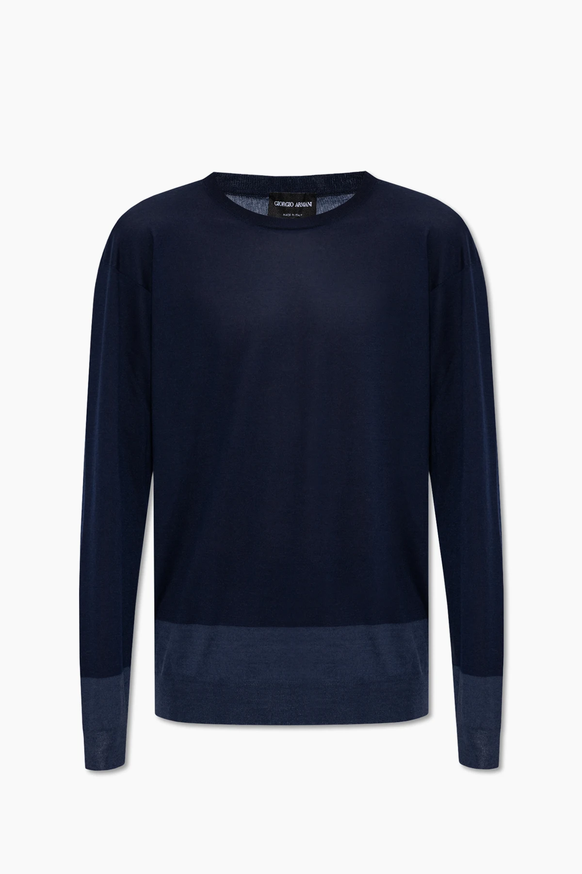 Sweater with round neck