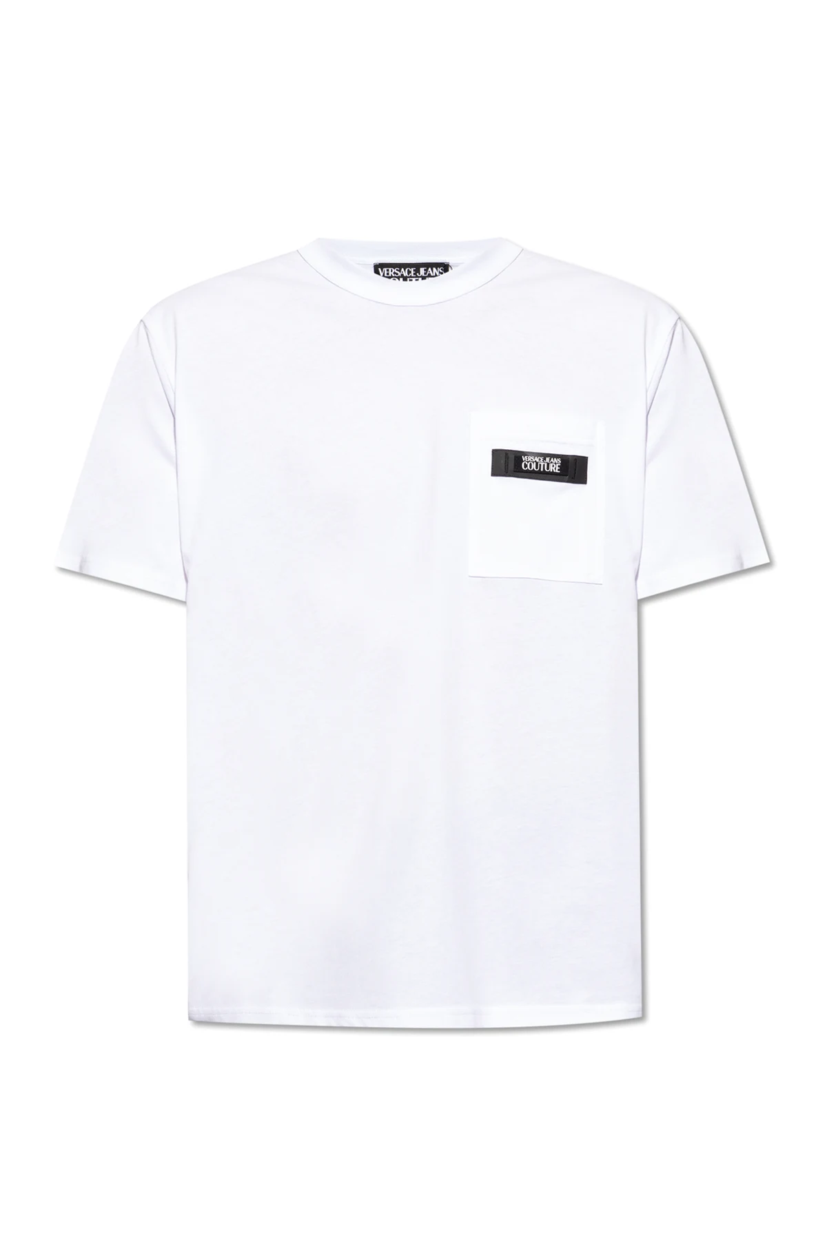 WHITE T-shirt with pocket