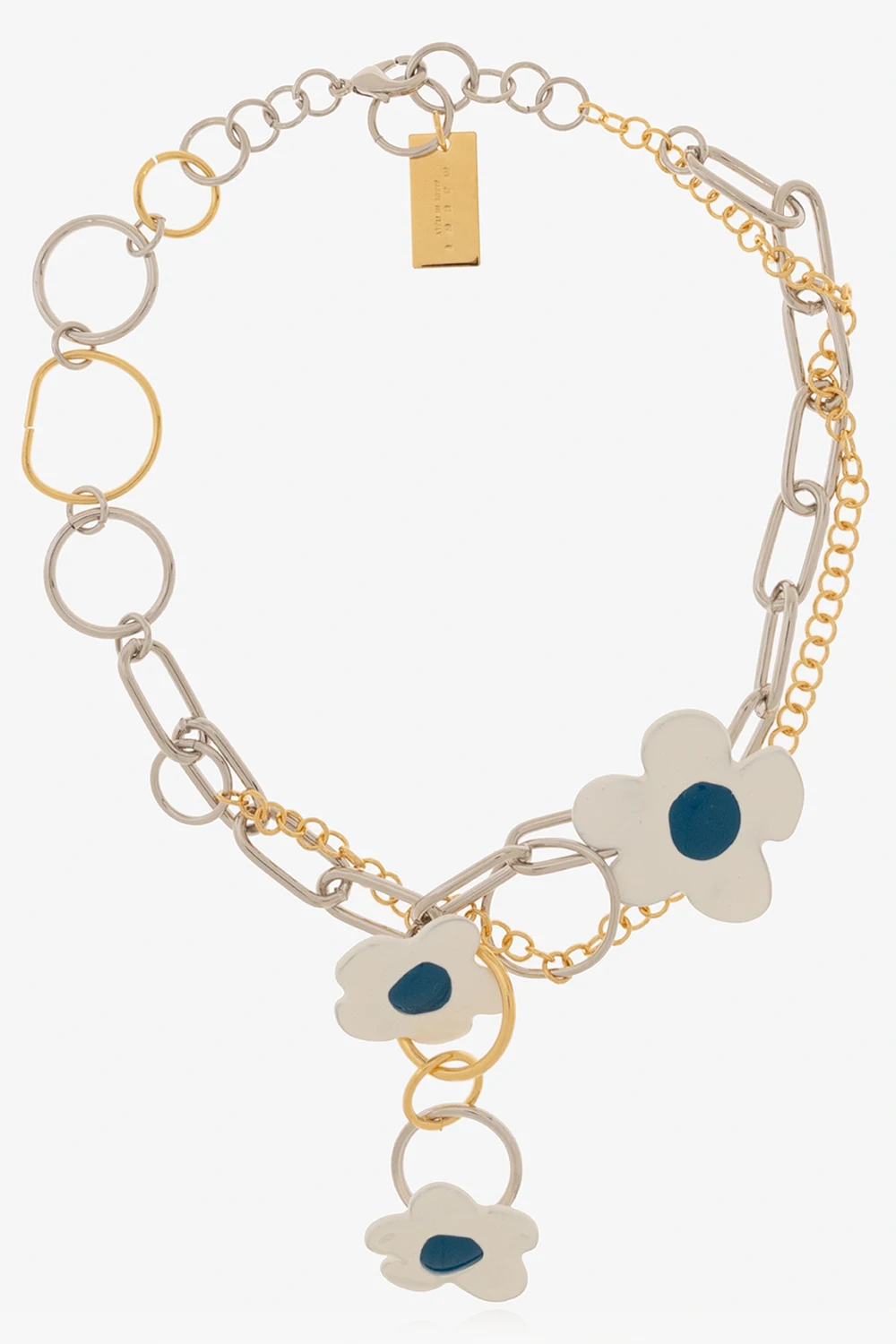 Necklace with floral motif
