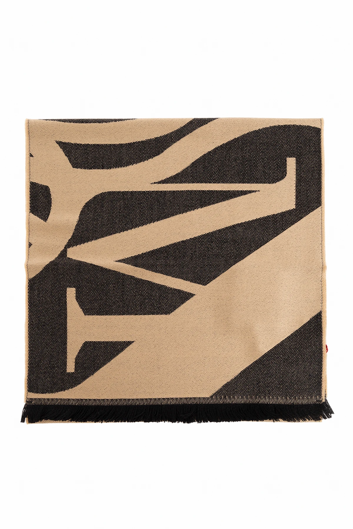 Wełniany szal z logo