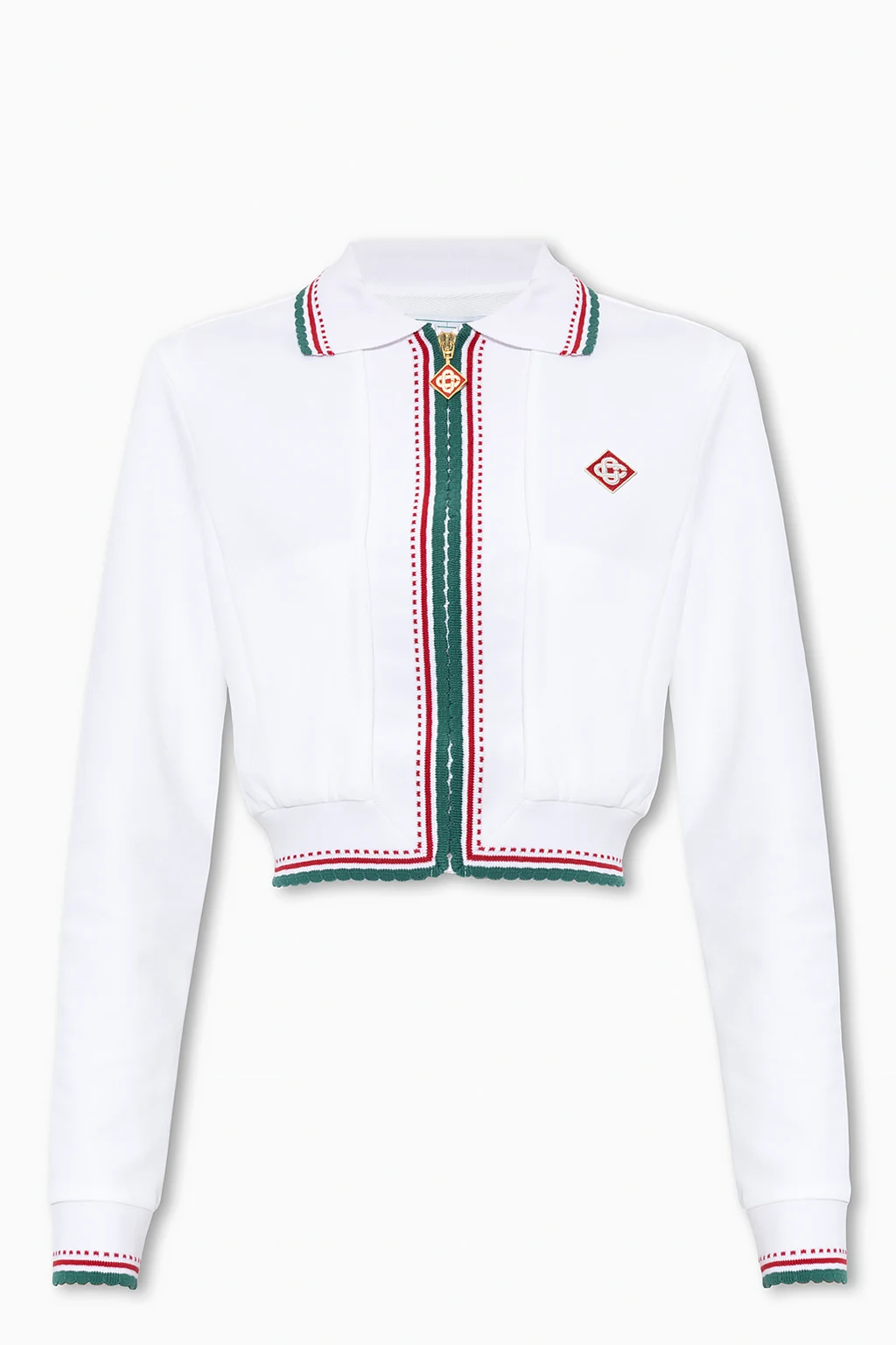 Cardigan with logo