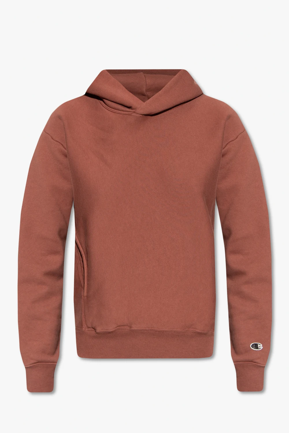 Hoodie with logo patch