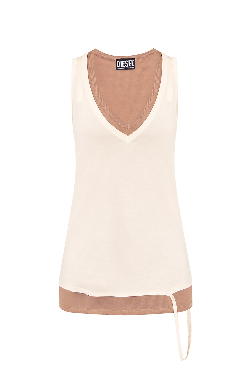 Sleeveless top with logo