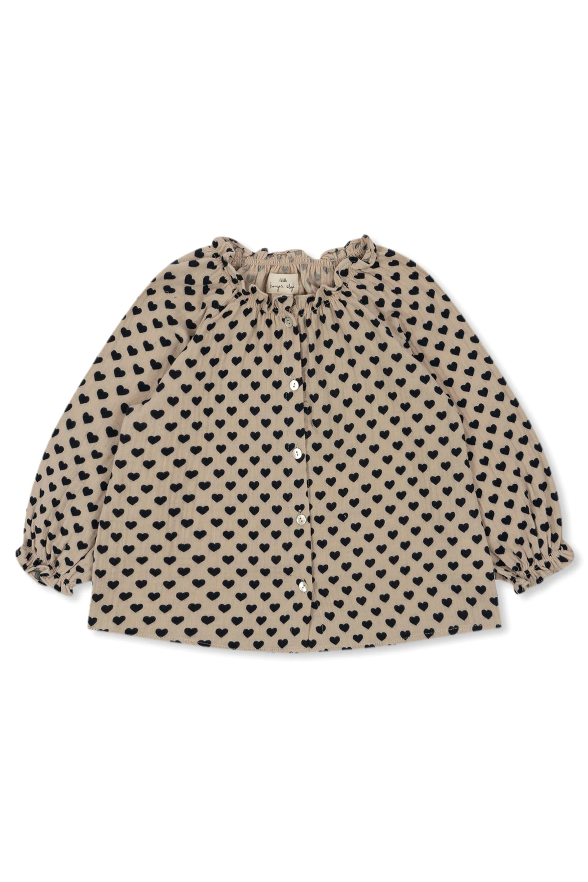 ‘Coco’ shirt with heart motif