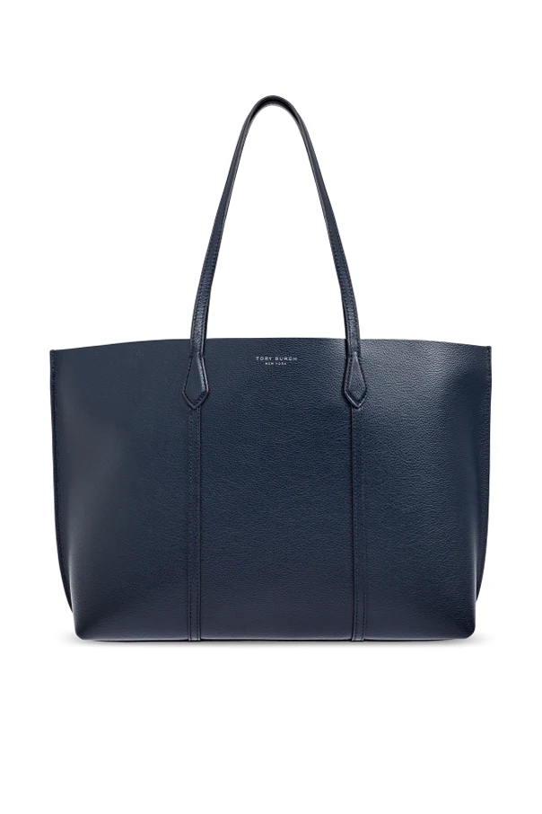 GRANATOWY Torba `Perry` typu `shopper`