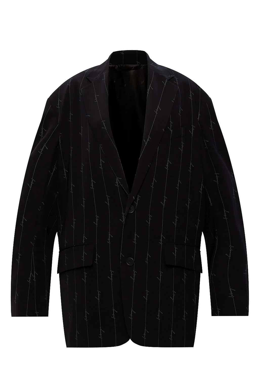 Blazer with notched lapels