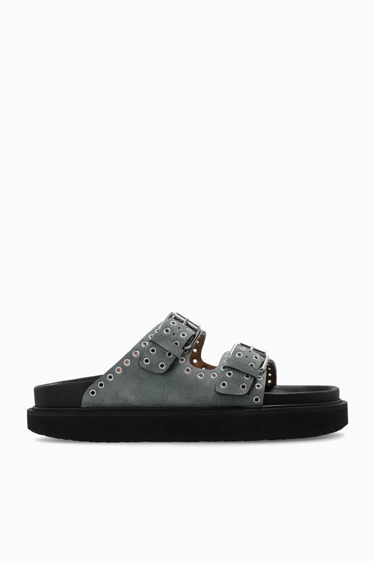 ‘Lennya’ leather slides