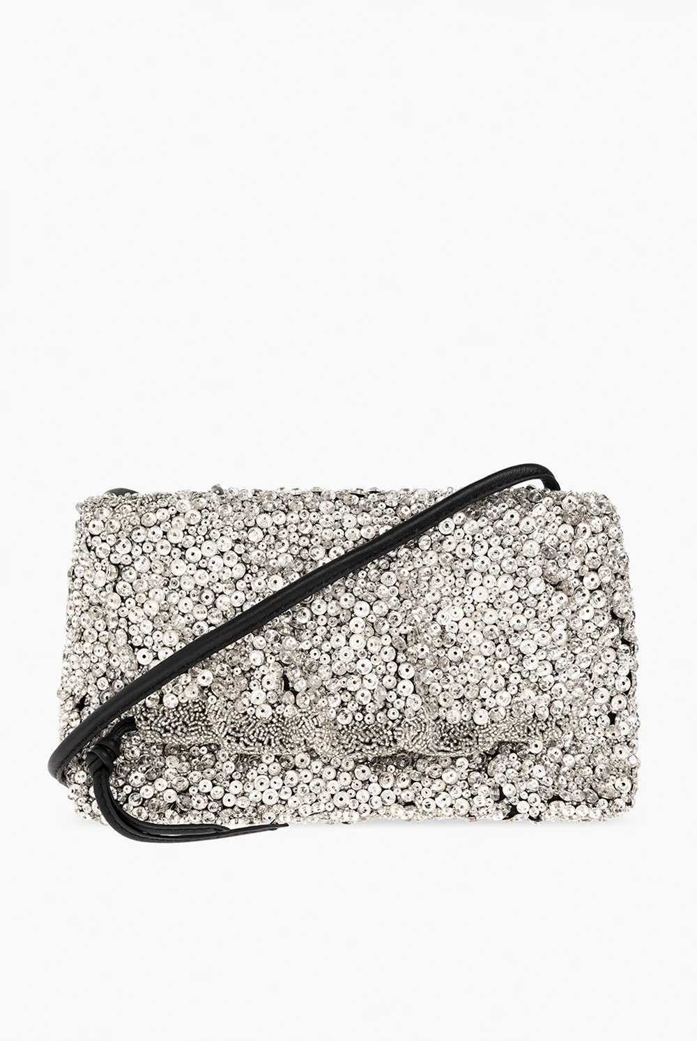 Sequinned shoulder bag