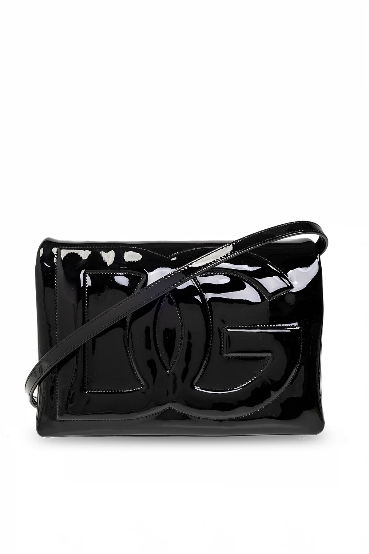 Glossy shoulder bag