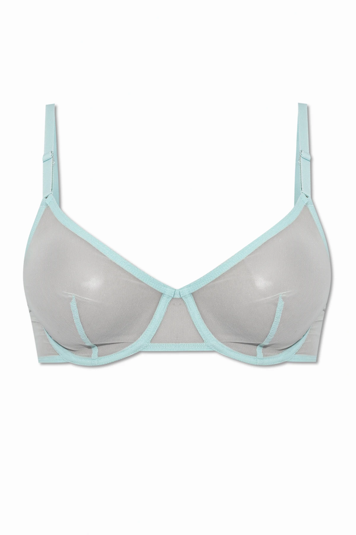 Transparentny biustonosz