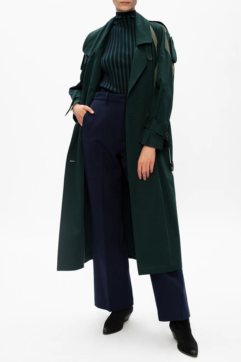 Pleat-front trousers