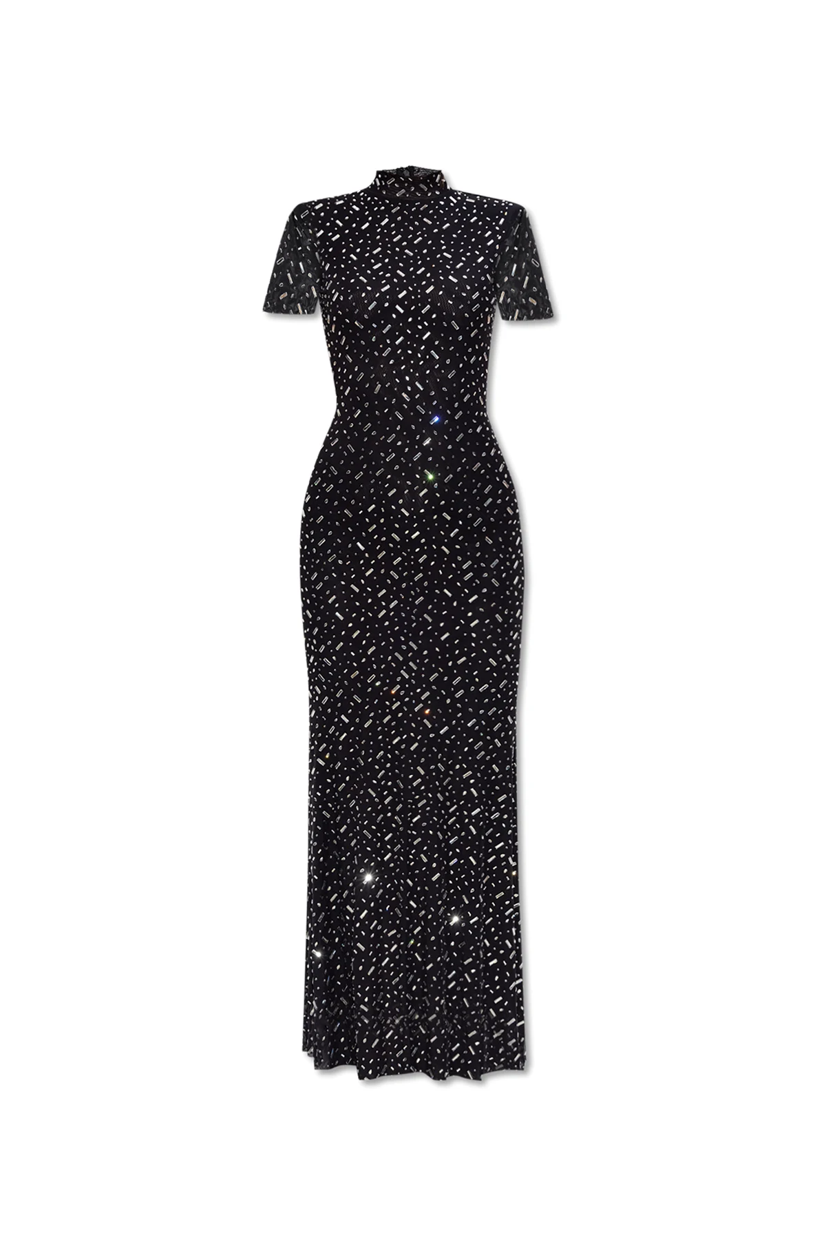 Dress with appliqués