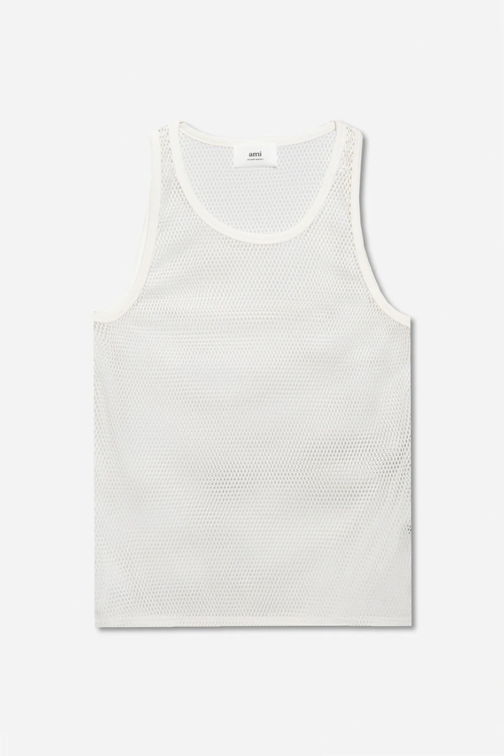 Transparentny t-shirt bez rękawów