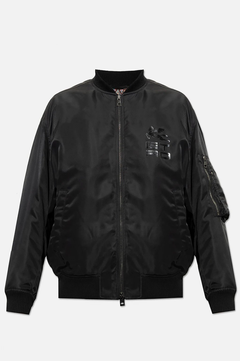 Bomber jacket with logo