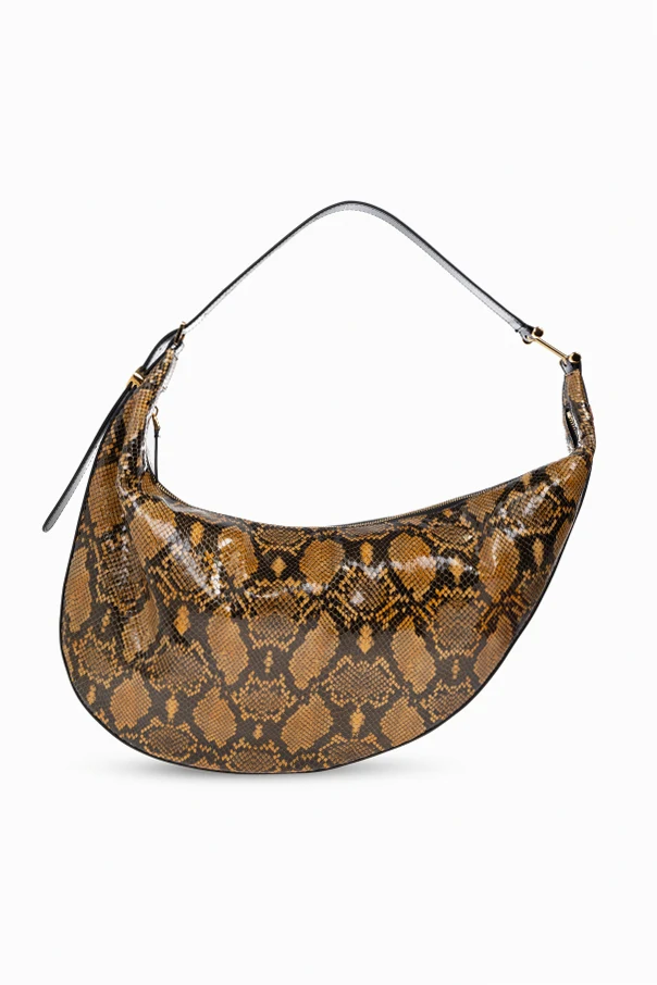 BRAUN Umhängetasche mit Animal-Print
