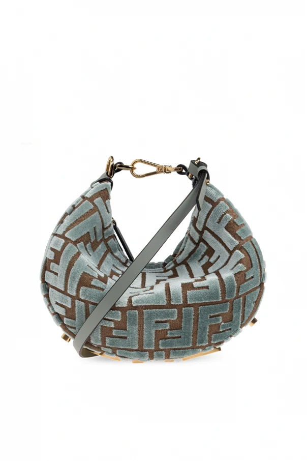 NIEBIESKI Torba do ręki `Fendigraphy Mini`
