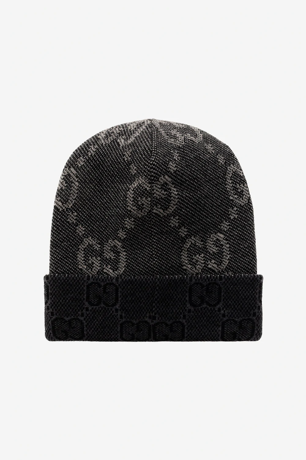 Wełniana czapka z monogramem