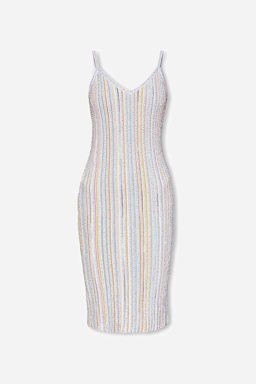 Cekinowa sukienka na ramiączkach