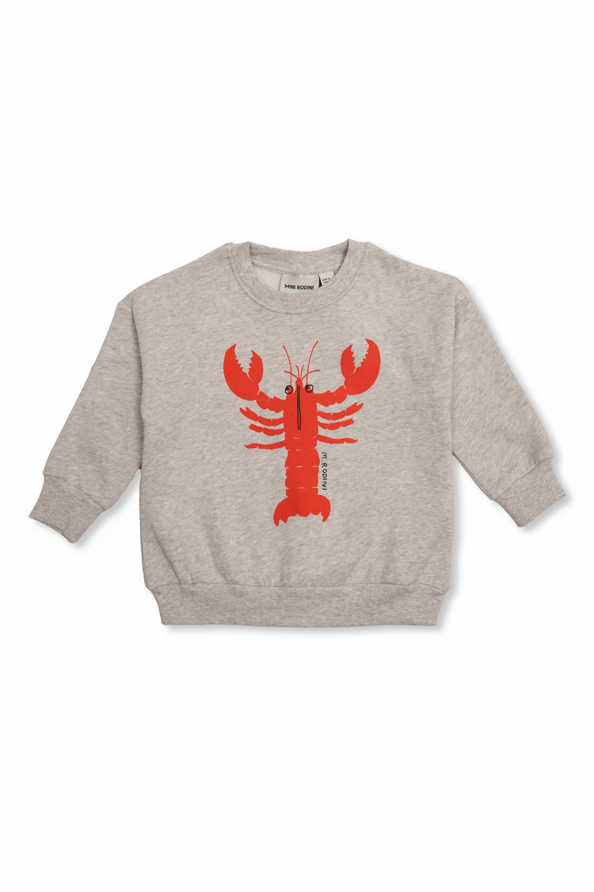 Sweatshirt with lobster motif