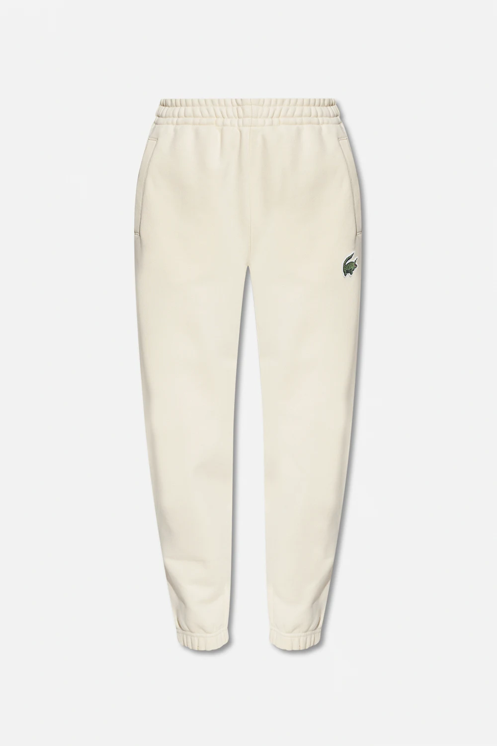 Sweatpants with logo patch
