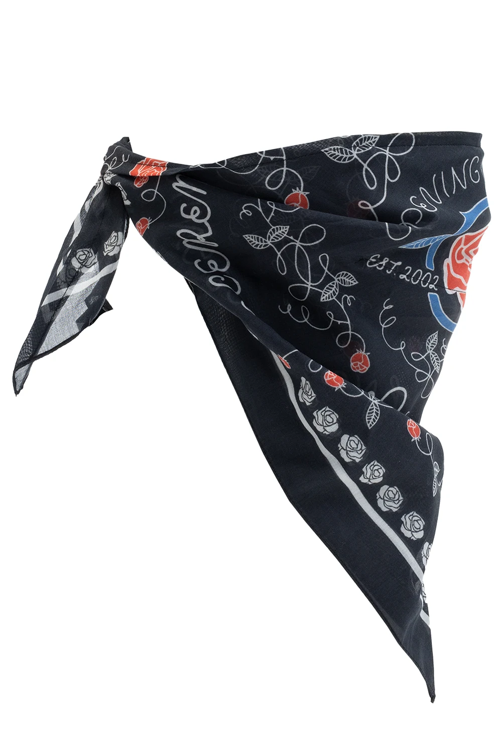 Bandana mask with logo