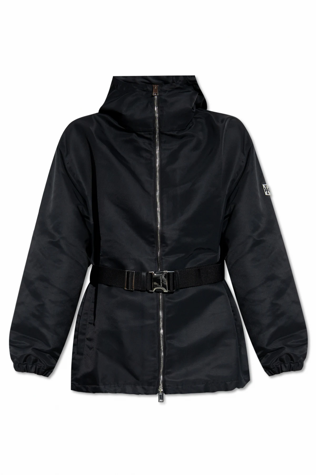 BLACK Hooded jacket