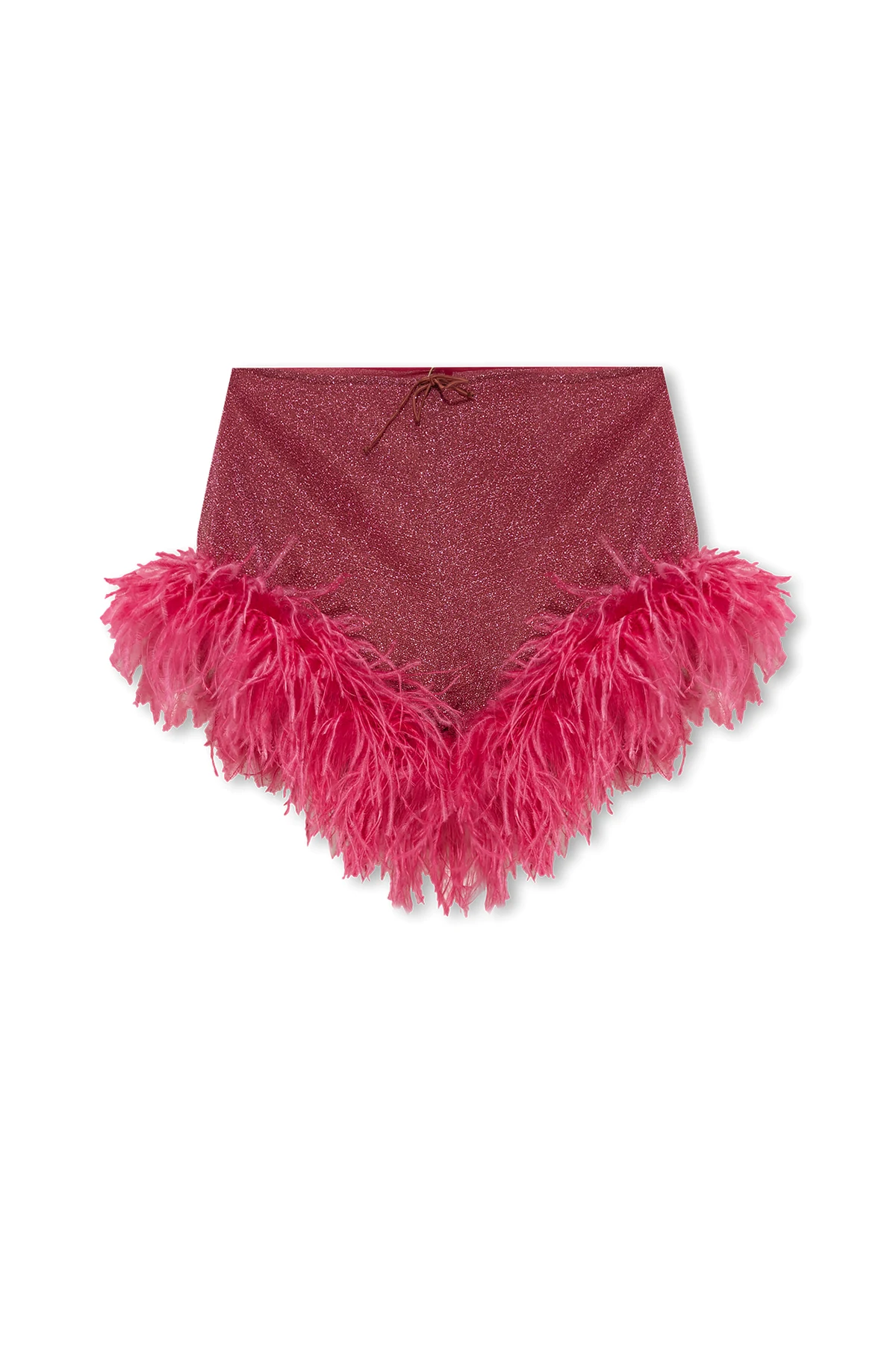 Szorty z piórami