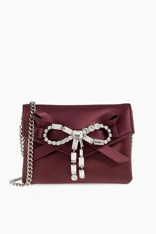 BURGUNDY Satin bag