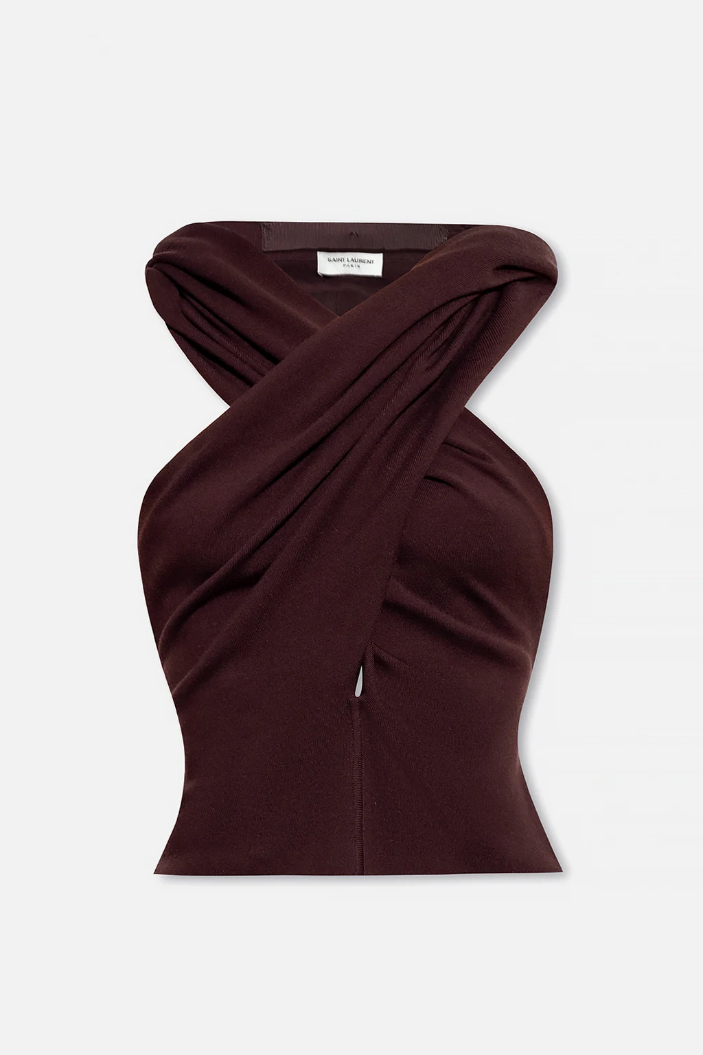 Cropped hooded top