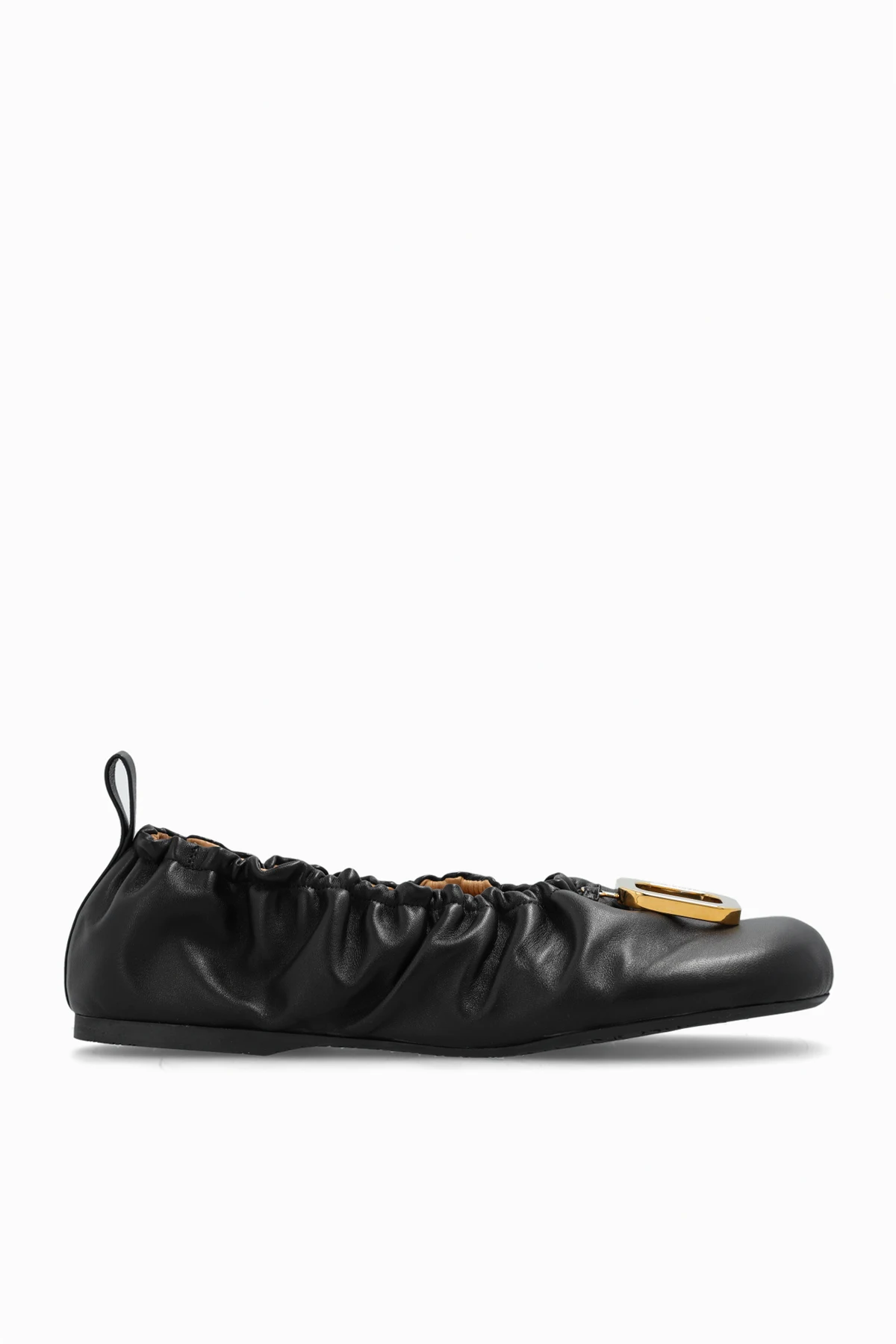 Leather ballet flats