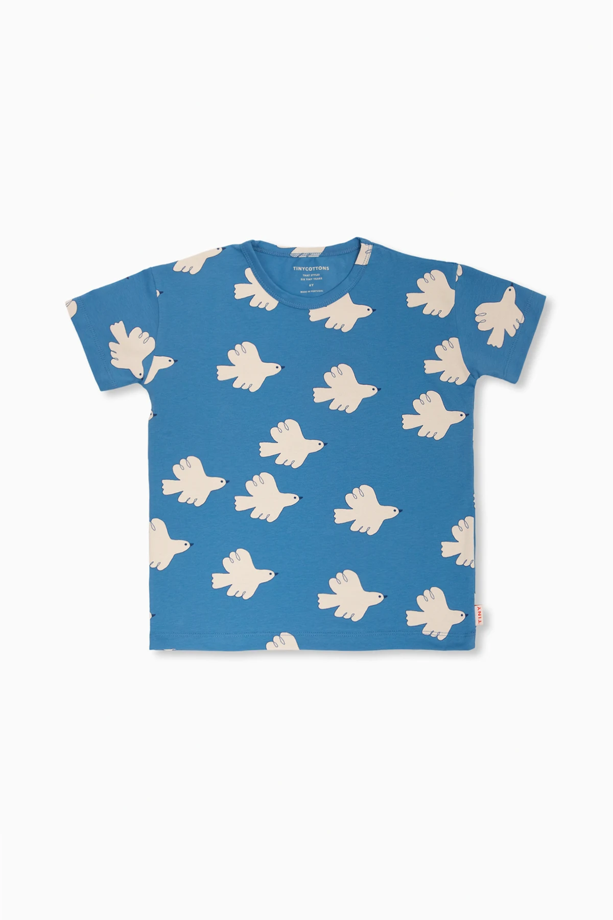 T-shirt z motywem gołębi