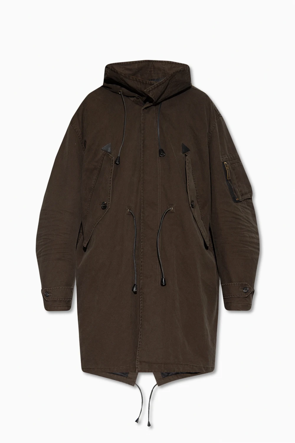Parka z kapturem