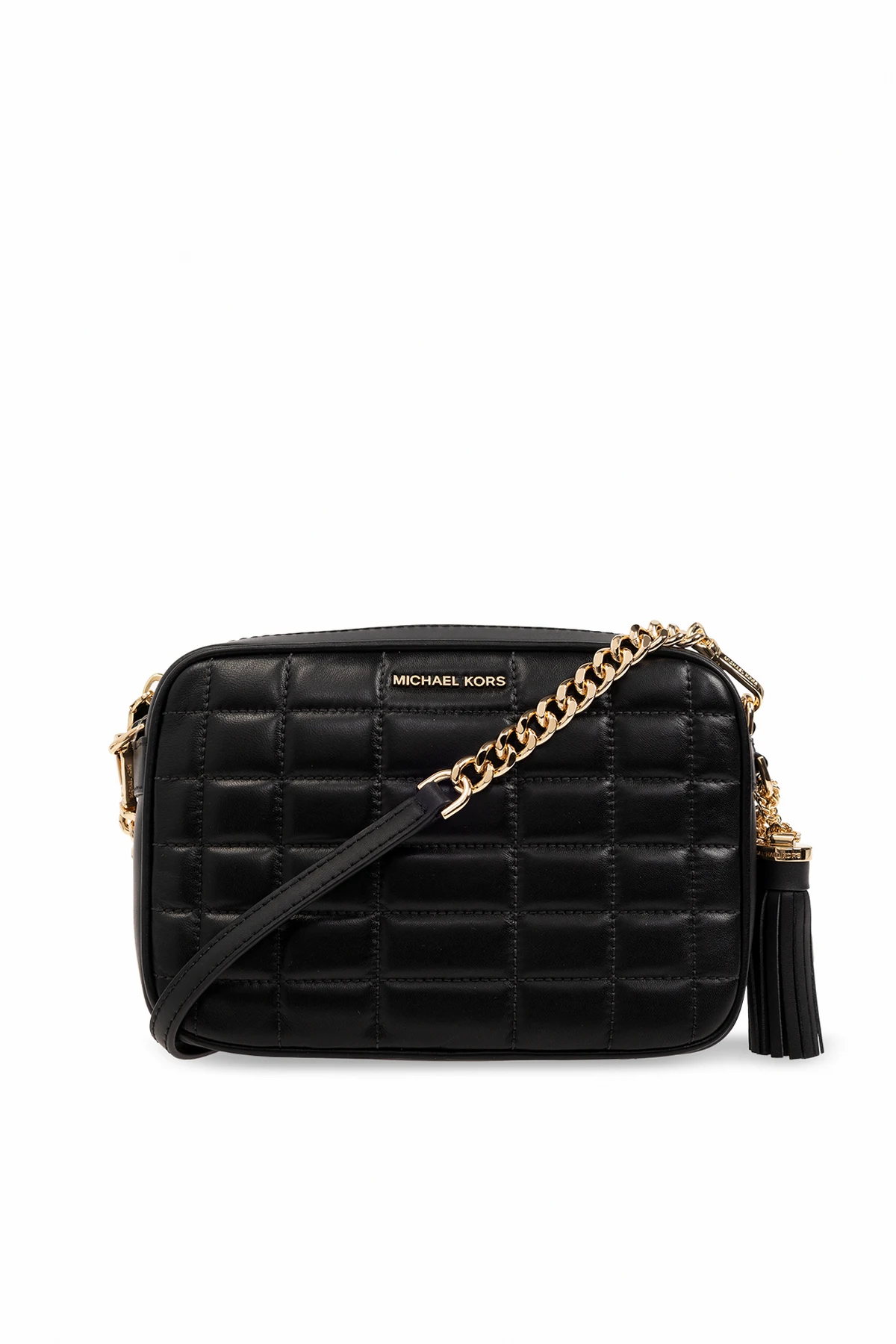 BLACK Quilted shoulder bag