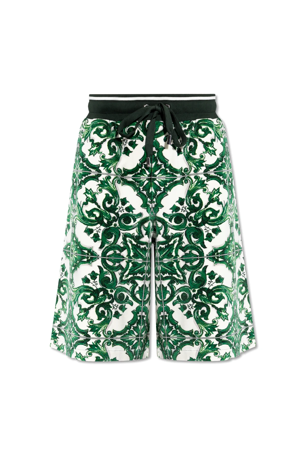 Shorts with 'Majolica' print