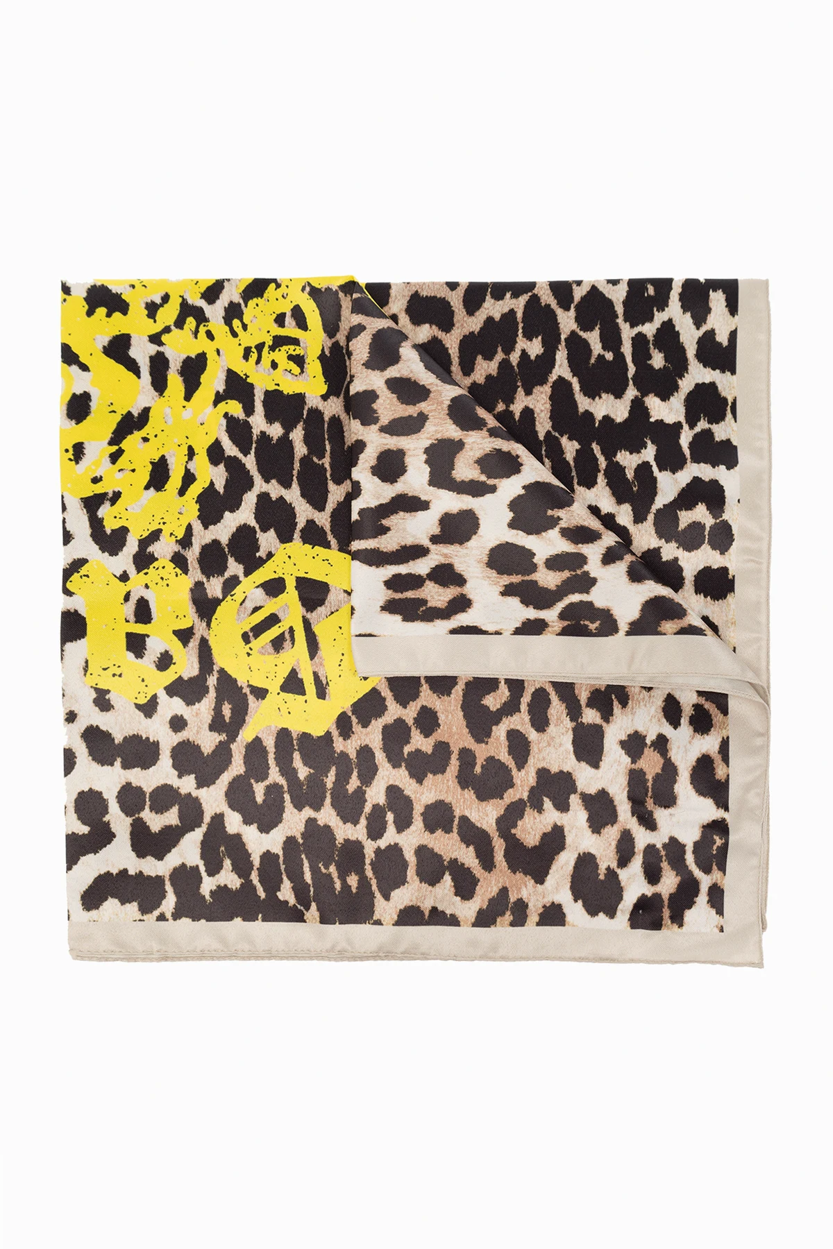 Scarf with animal motif